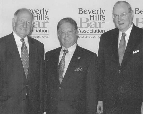 Lawrence Jacobson with colleagues for the Beverly Hills Bar Association